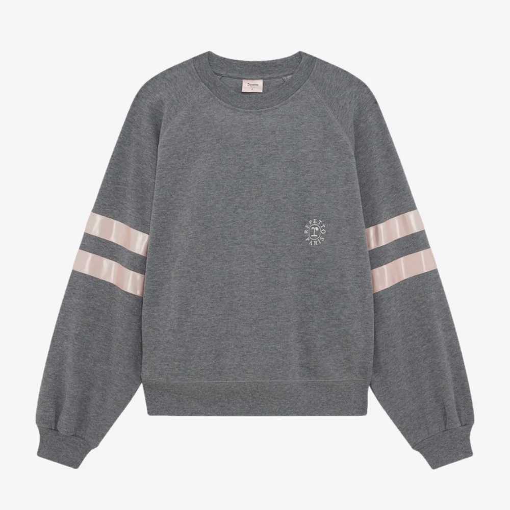Repetto Paris Signature Satin Sweat Shirt